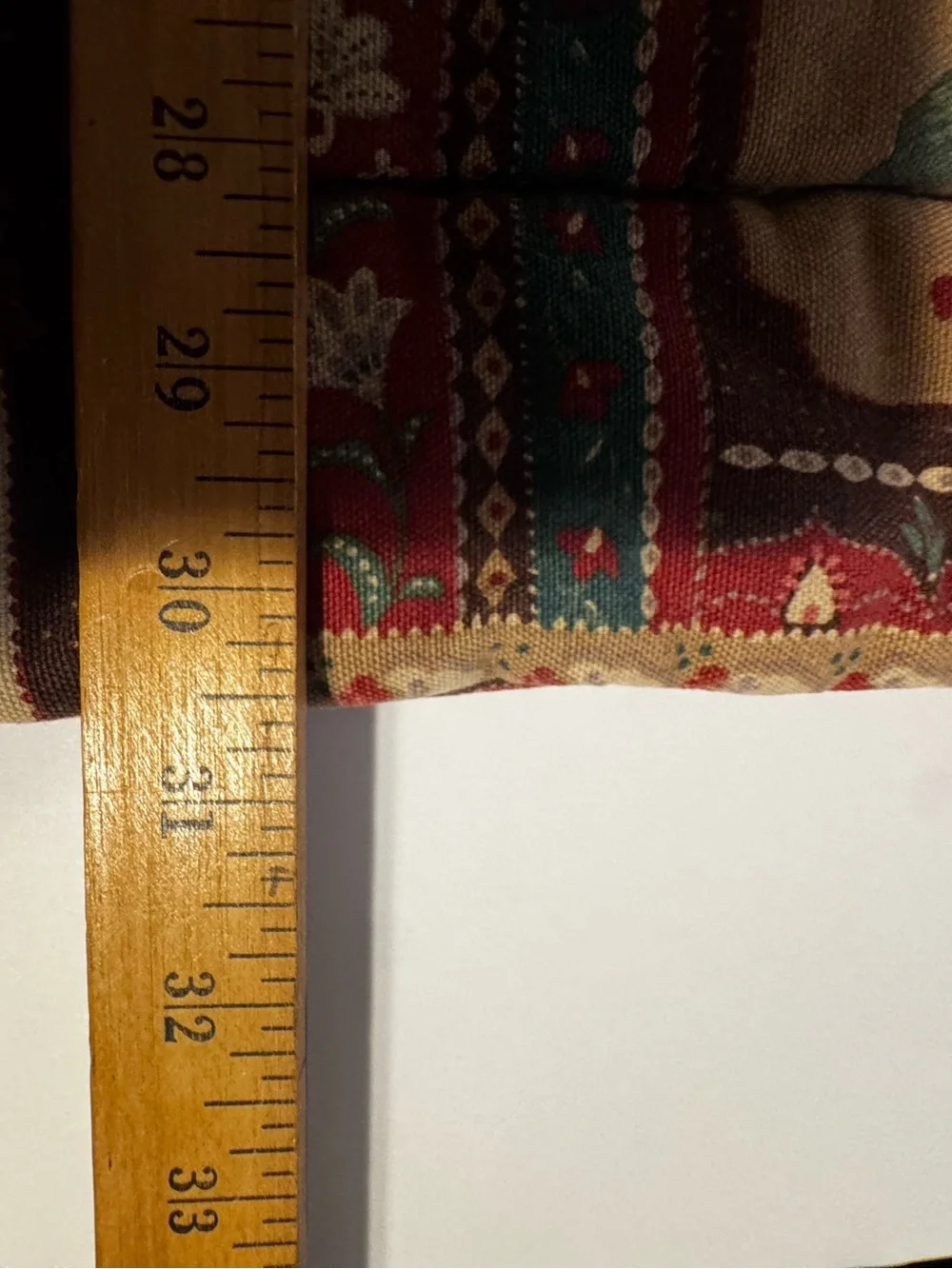 Lot of Two Floral Brown Standard Size Quilted Country Core Themed Pillow Shams